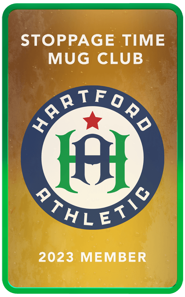 Stoppage Time Mug Club front view