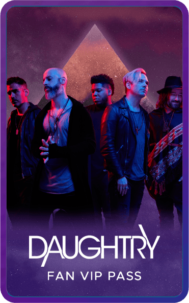 Daughtry Fan VIP Pass front view